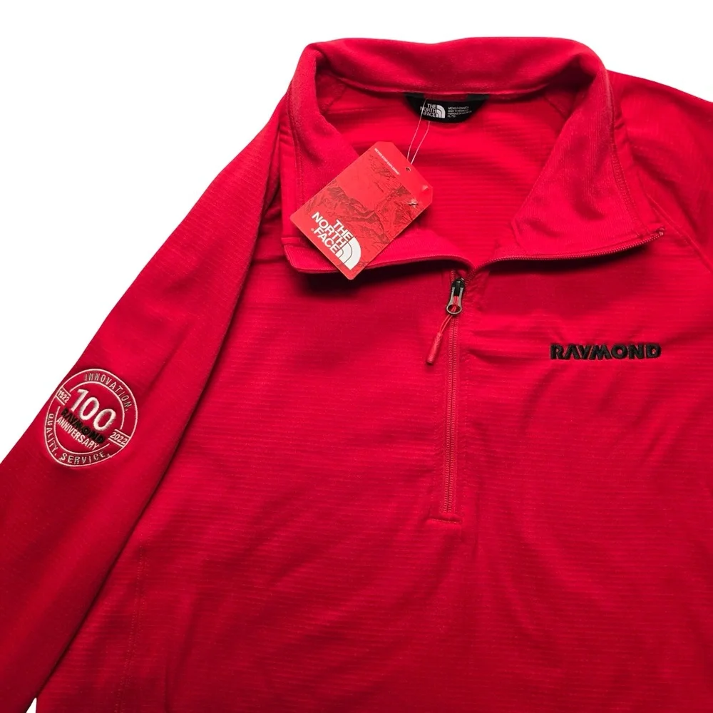 The North‎ Face 1/4 Zip Pullover Red XL NWT Corporate